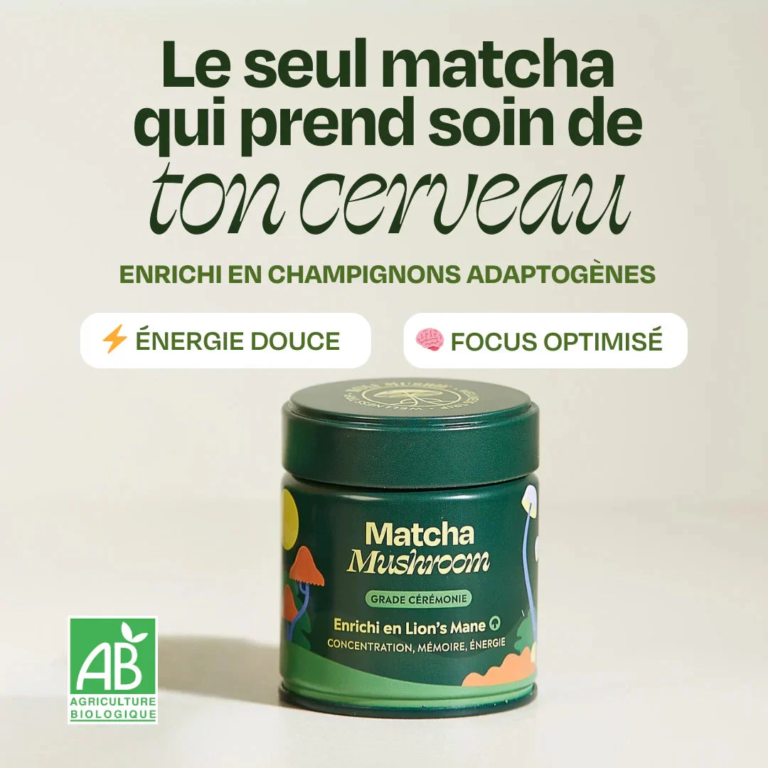 Matcha FOCUS aux champignons - Image 4