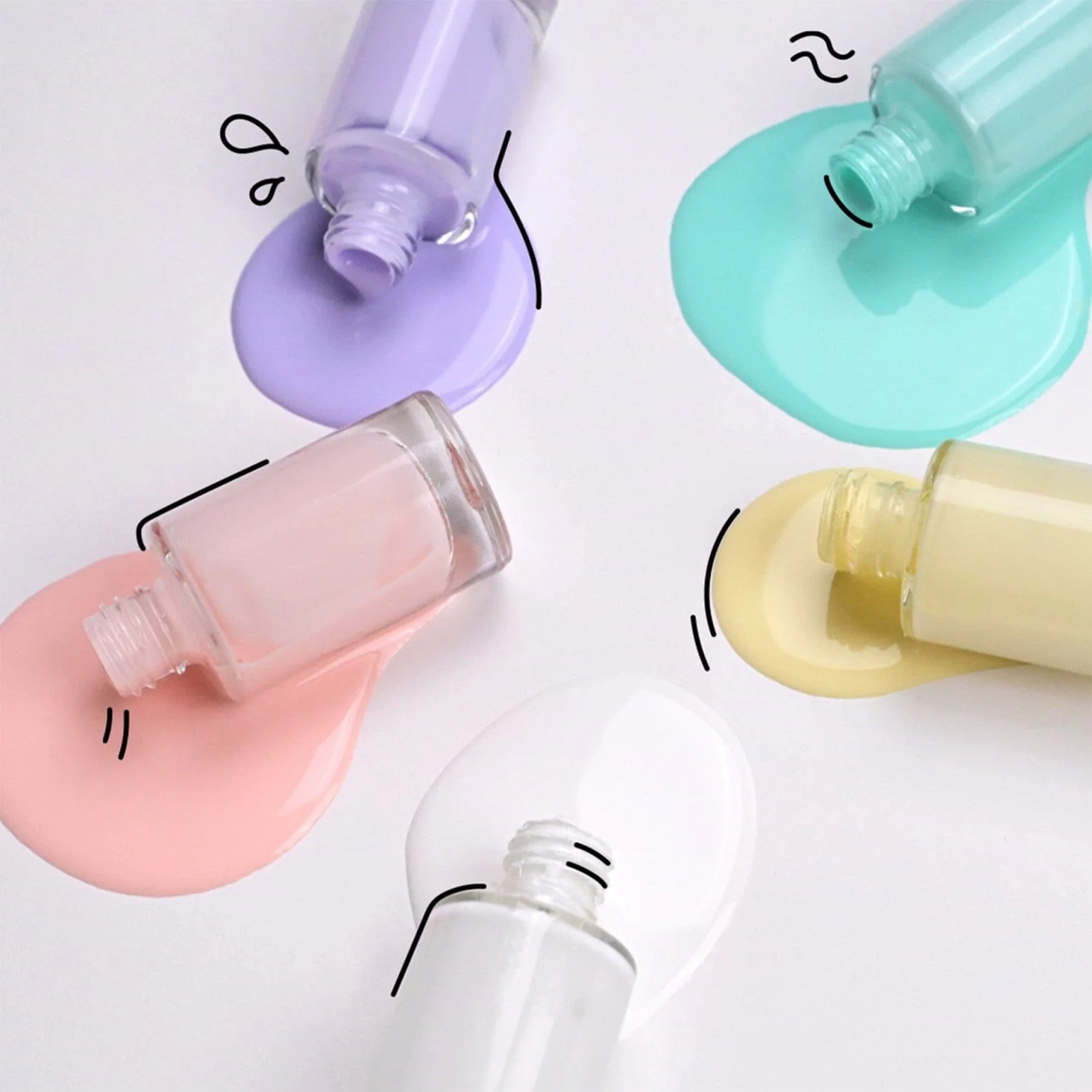 Vernis biosourcé - Vernis rose transparent Anna - Image 4